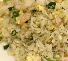Stir-Fried Rice with Shrimp and Chinese Broccoli