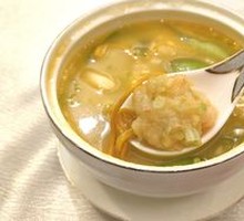 Loofah and Shrimp Ball Soup