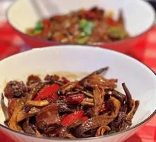 Stuffed Mushrooms with Pork Belly