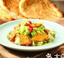Stir-fried Cabbage Wrapped in Flatbread