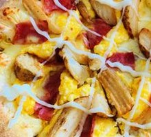 American-style Bacon & Potato Pizza