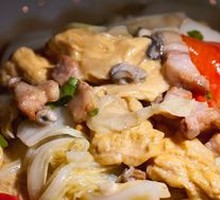 Tofu Puff and Chinese Cabbage
