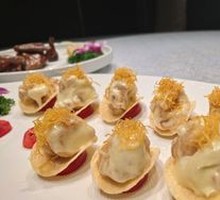 Peony Mustard Shrimp Balls