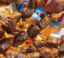 Lamb Skewers with Red Willow