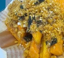 Meat-Flake Sweet Potato Strips