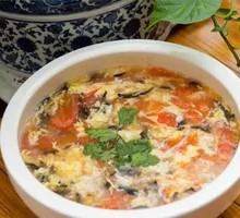 Tomato Egg Drop Soup
