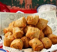 Braised Fried Chicken Meatballs