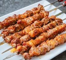 Lamb Skewers with Red Willow