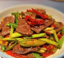Spicy Pork Liver Stir-fry