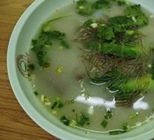 First-class Duck Blood and Noodle Soup