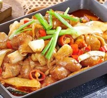 Spicy Pork Intestines Stir-fry