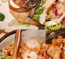 Salt-Roasted Salmon Head