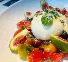 Burrata Cheese Fig Tomato Salad