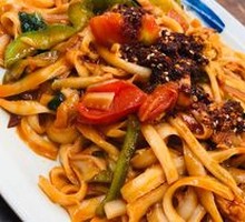 Tomato and Egg Fried Noodles