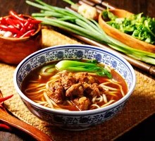 Braised Pork Knuckle Noodle Soup with Star Anise