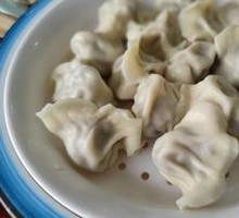 Pork and scallion dumplings