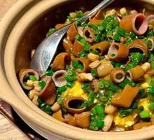 Sea Cucumber Rice Toss