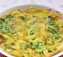 Pan-fried Egg with Greens