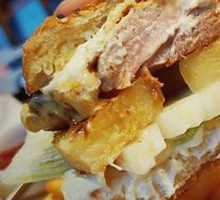 Pineapple Grilled Chicken Burger