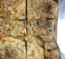 Hand-Cut Meat Cubes Pancake