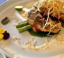 Pan-Seared Rainbow Trout with Provence Herb Cream Sauce