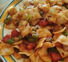 Xinjiang Noodle Strips Stir-Fry