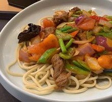Fried Meat Noodles