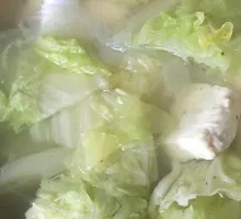 Chinese Cabbage and Tofu Soup