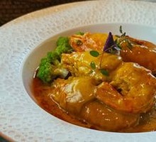 King Curry Stir-Fried Prawns
