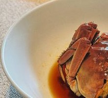 Steamed and Marinated Baby Crab