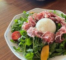Burrata with 5J Ham Salad