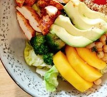 Pan-Seared Salmon with Avocado Salad