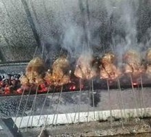 Grilled Beef Intestines