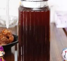Homemade Plum Syrup Drink