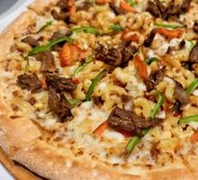 安格斯手撕牛肉通心粉披萨