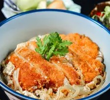 Pork Cutlet Rice Bowl Set