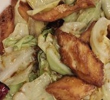 Stir-fried BaoBao Cabbage with Naan