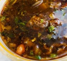 Premium Beef Noodle Soup with Spicy Sour Flavor