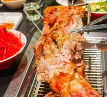 Grilled Lamb Leg with Big Green包 from Niujie
