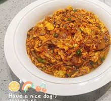 Sour Stir-Fried Egg with Wood Ear Mushrooms