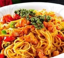 Double Pepper Chicken Noodles