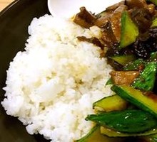 Stir-fried Liver with Rice