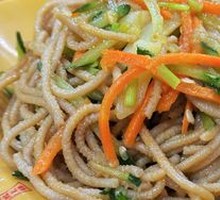 Mashed Potato and Buckwheat Noodles