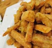 Salted Egg Yolk Baked Pumpkin