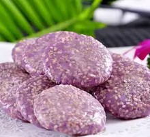 Purple Sweet Potato Pancake