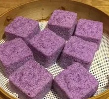 Purple Sweet Potato and Black Rice Cake