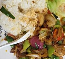 Spicy Pork Stir-fry Rice Bowl