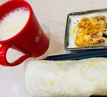 Egg Pancake with Fried Dough Sticks