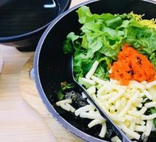 Garlic Cheese Fish Roe Rice Bowl
