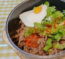 Beef and Caviar Korean Rice Bowl